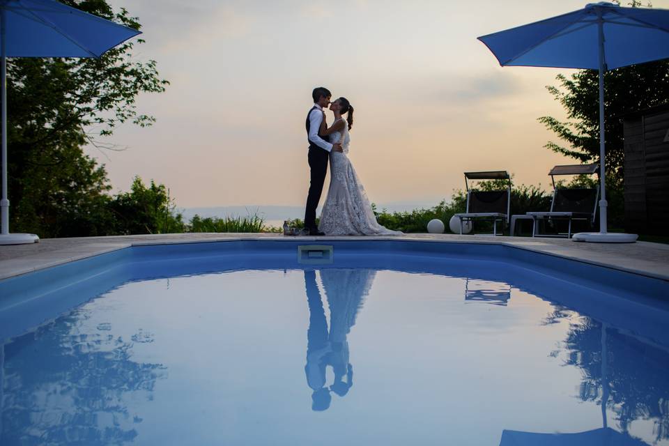 Foto in piscina