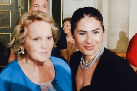 Con Katia Ricciarelli