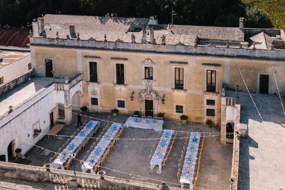 La corte antica