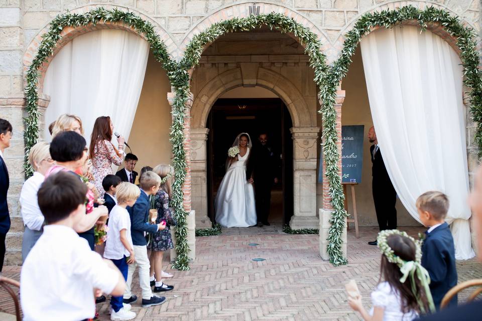 Bouquet fresie bianche