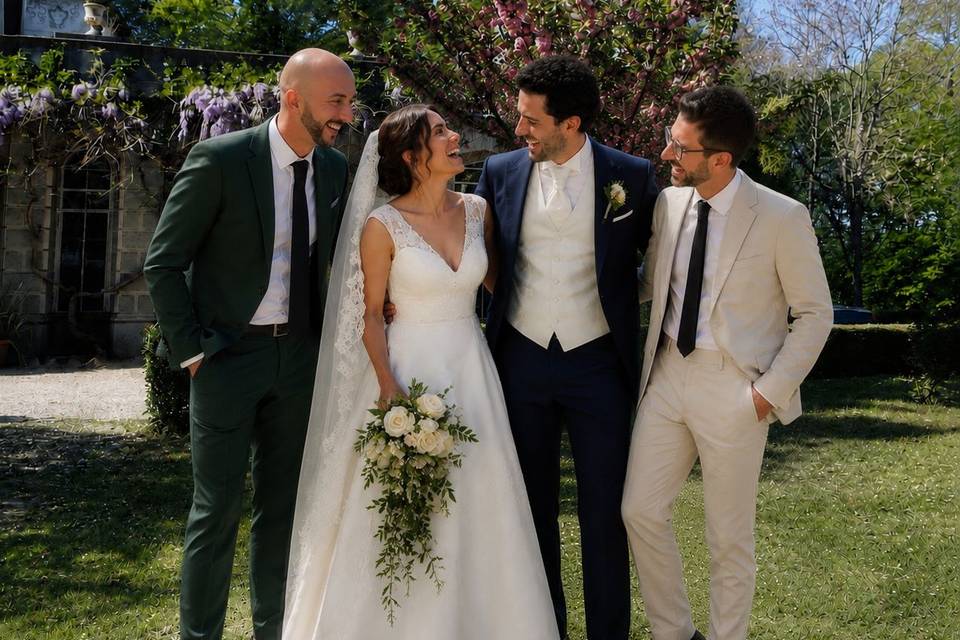 Wedding con gli sposi
