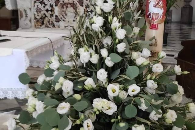Decorazioni floreali chiesa