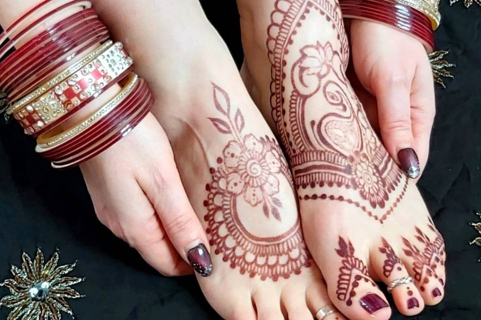 Bridal mehndi