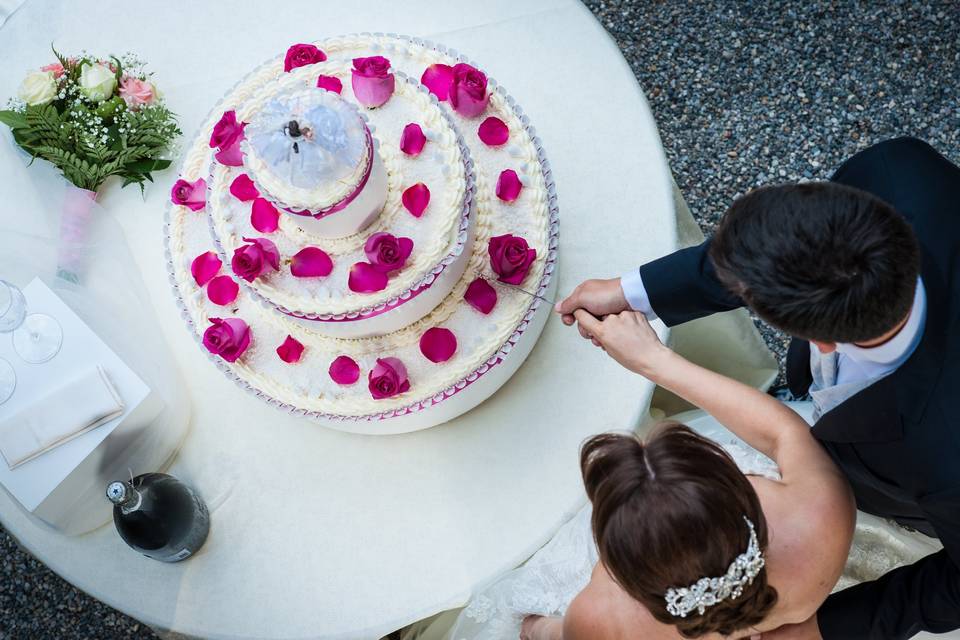 La torta,sposi,wedding cake