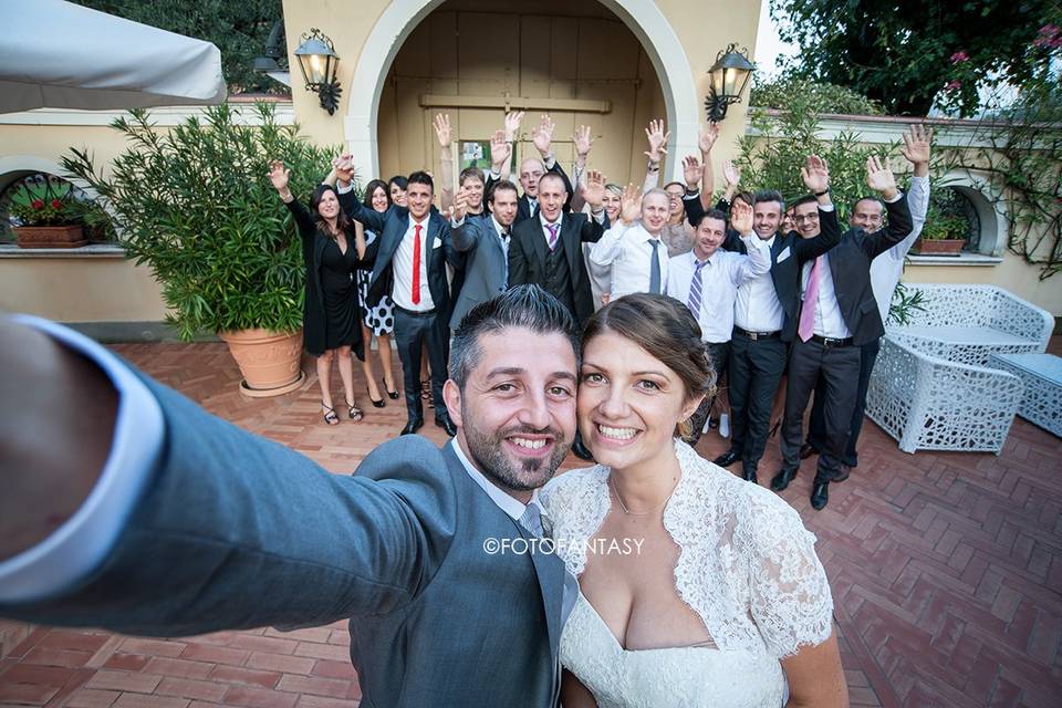 Wedding selfie