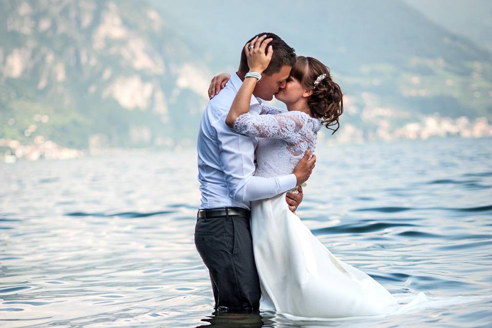 Lago di Garda,sposi