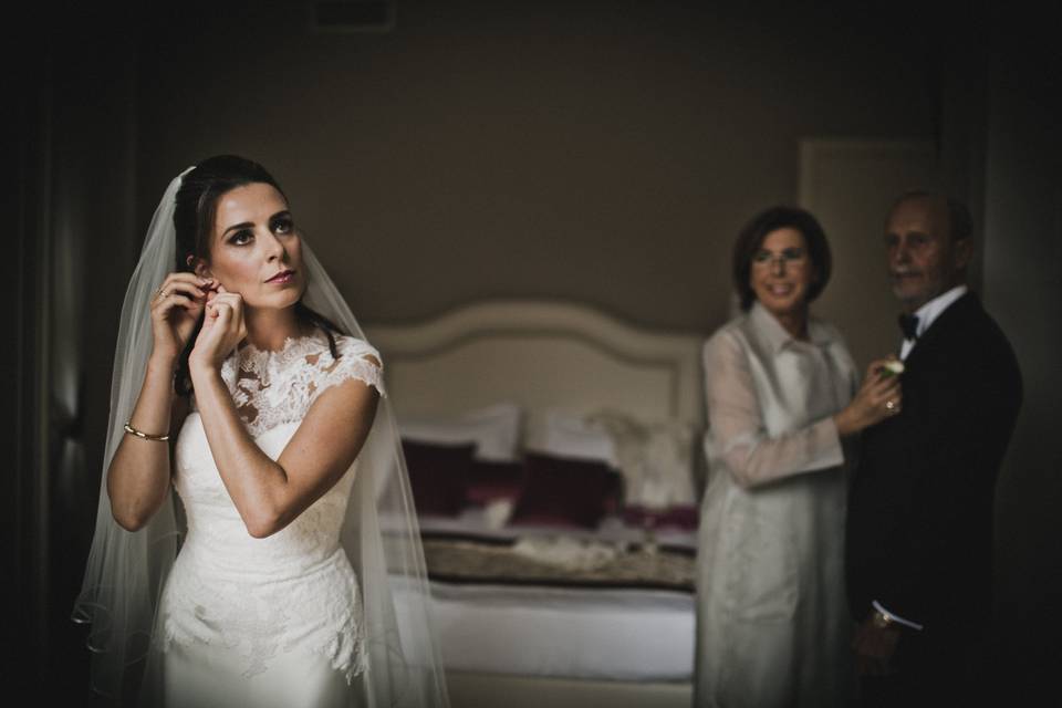 Preparazione sposa