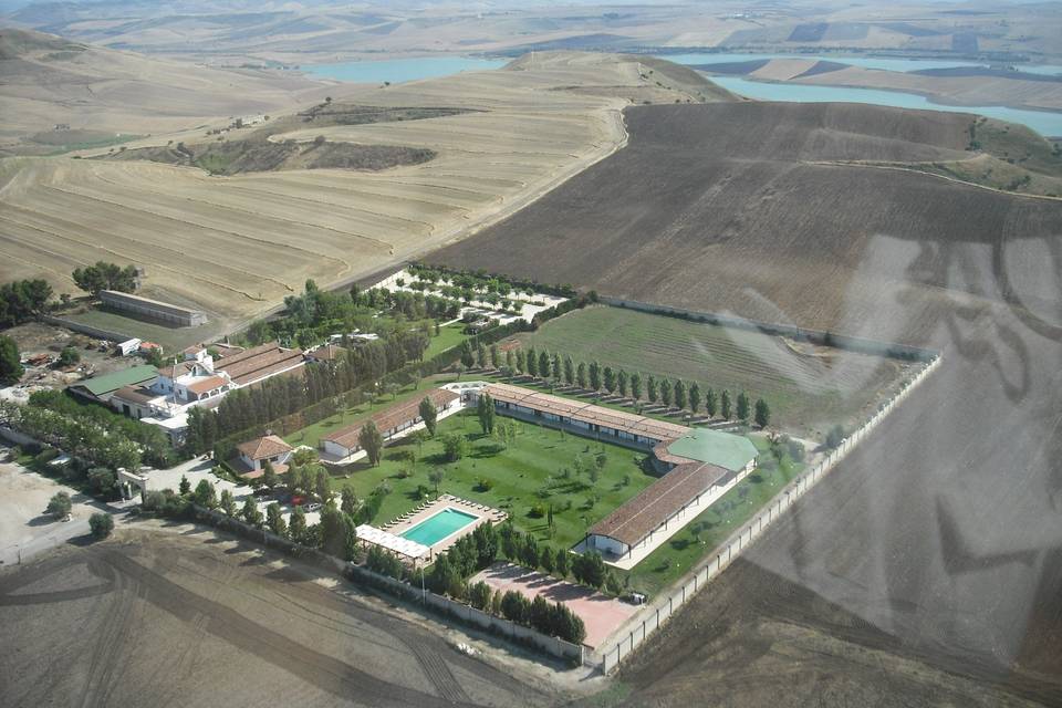 Panoramica della tenuta