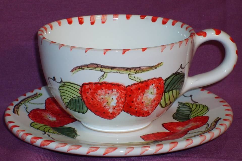 Tazza fragole