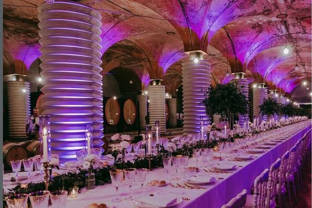 Allestimento luci cena 2