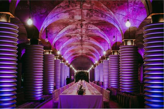 Allestimento luci cena