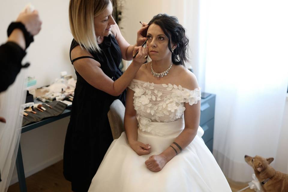 Acconciatura e make up sposa