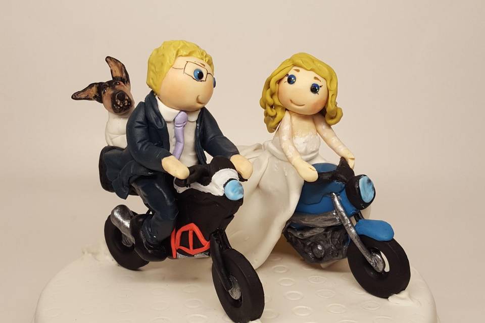 Cake topper sposa