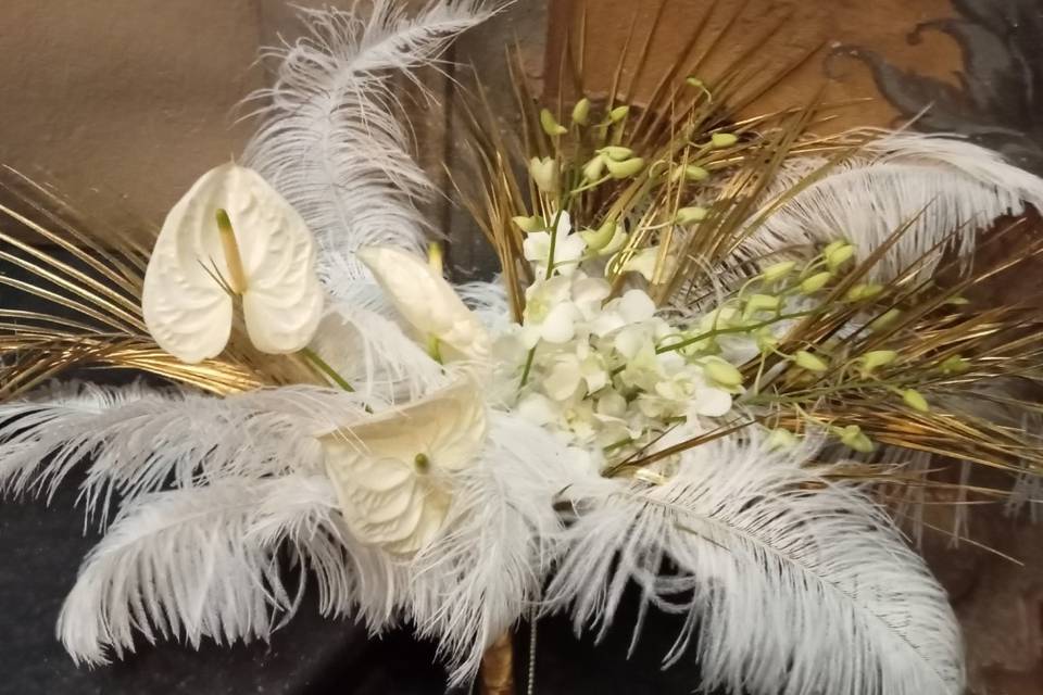 The Great Gatsby bridal bouque
