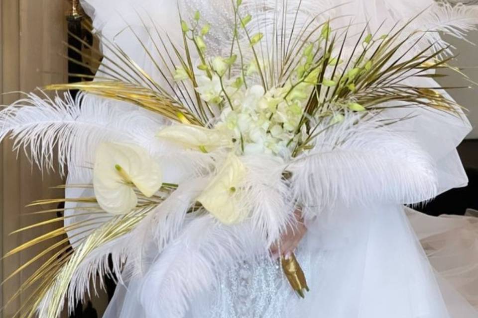 The Great Gatsby bridal bouque