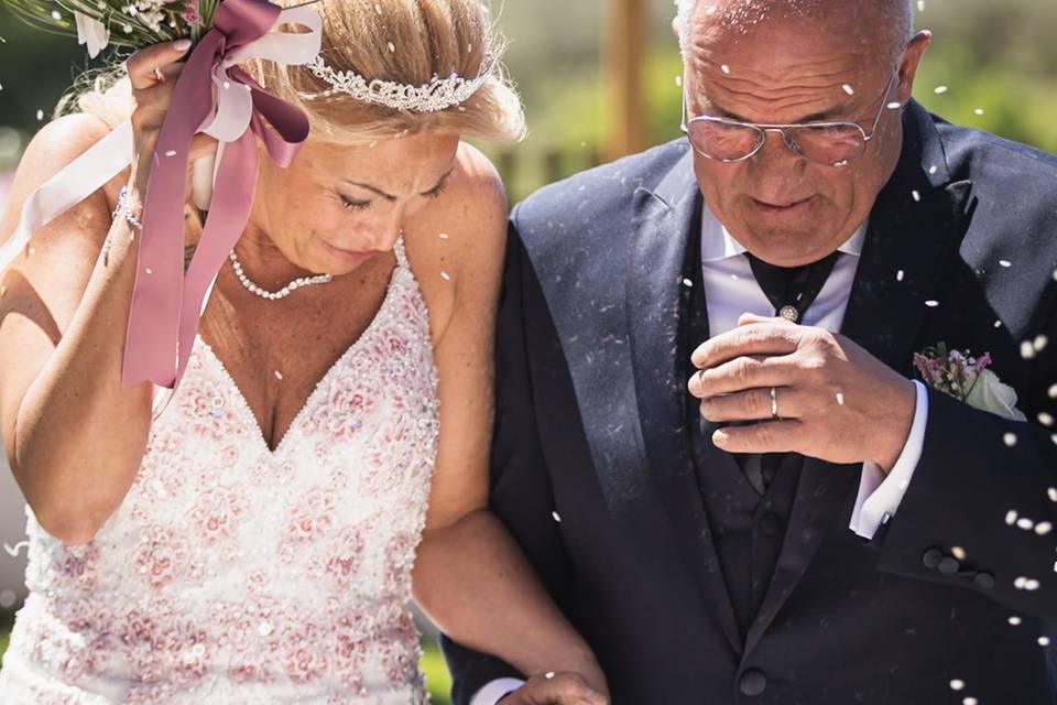 Gli sposi e il riso