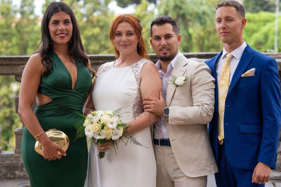 Foto Sposi e Testimoni
