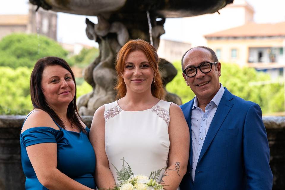 Foto Sposa e Genitori