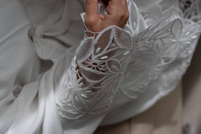 Dettagli maniche del kimono