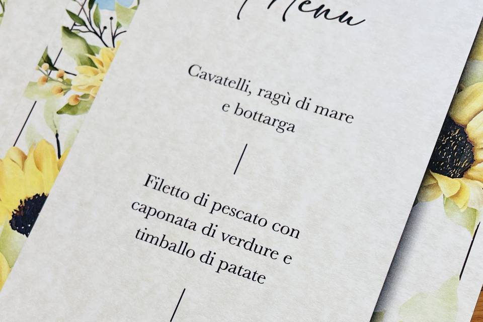 Menu personalizzato