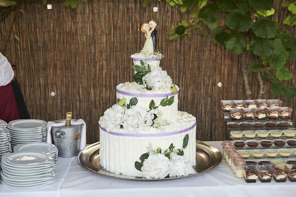 La wedding cake