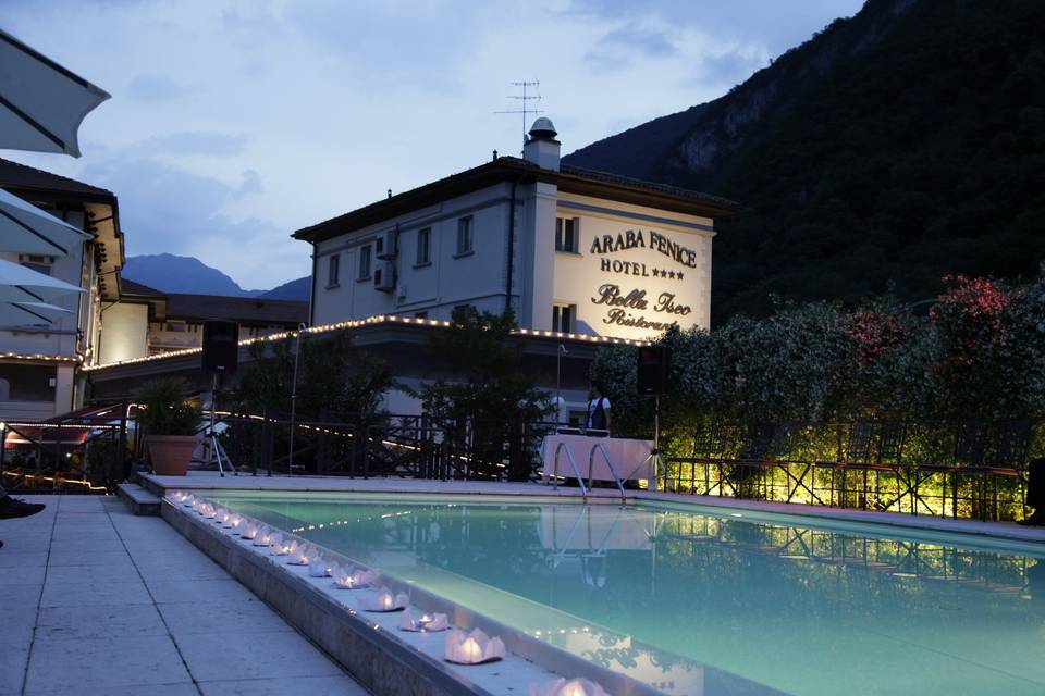 Buffet in Piscina