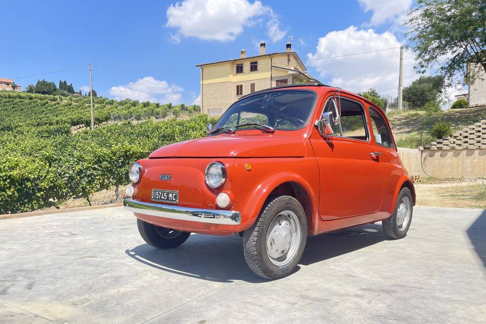 Fiat 500 rossa