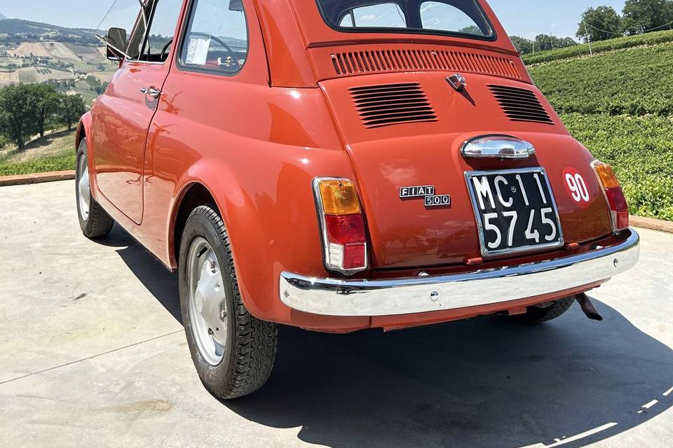 Fiat 500 rossa