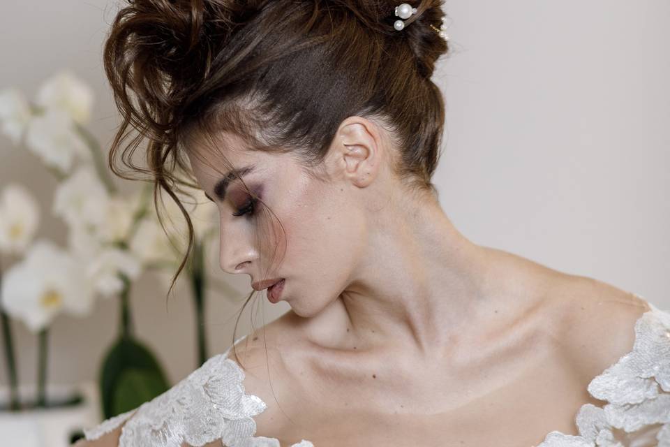 Sposa, fantasy raccolto alto