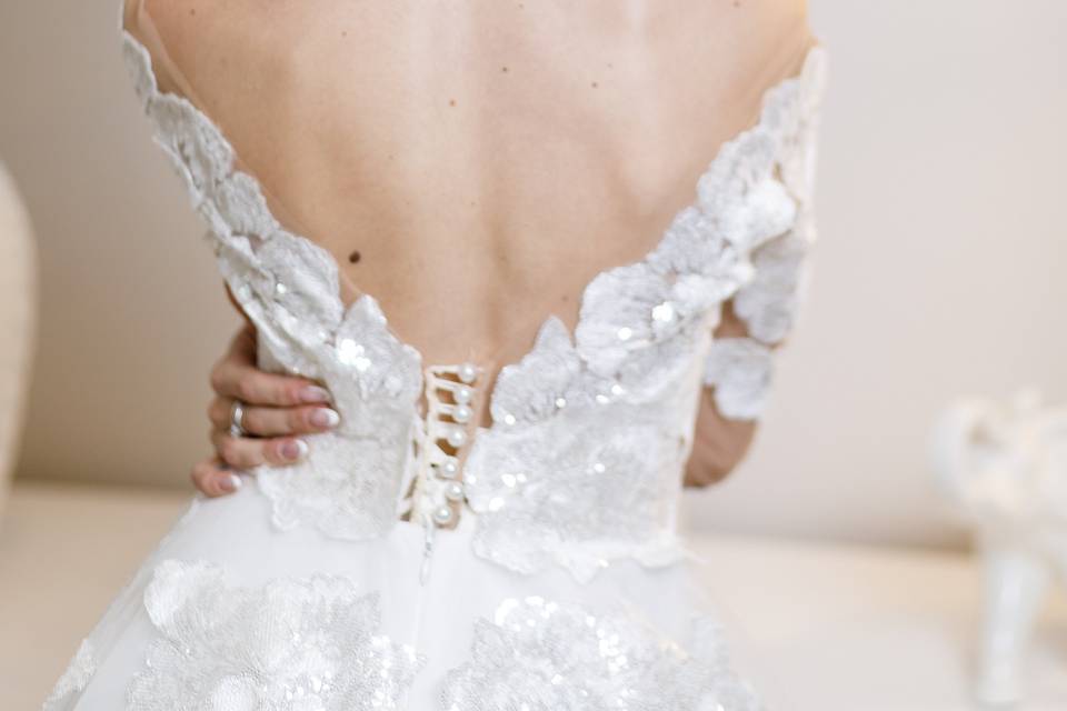 Sposa, fantasy raccolto alto