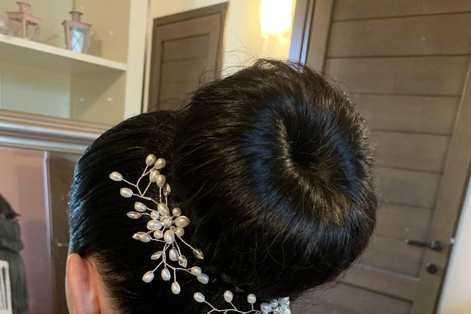 Chignon semplice ma elegante