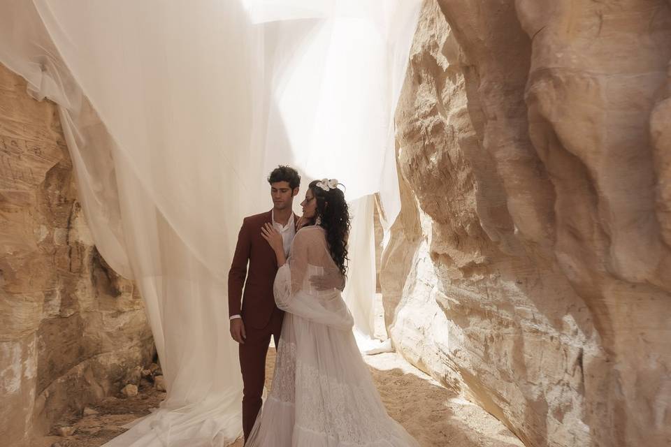Wedding in the cave