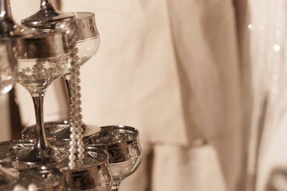 Decoration for wedding table