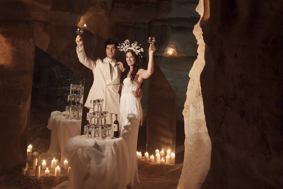 Wedding in the desert