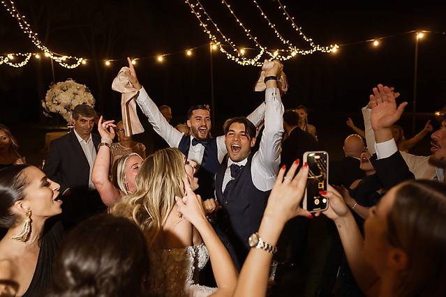 Wedding party at villa Dino