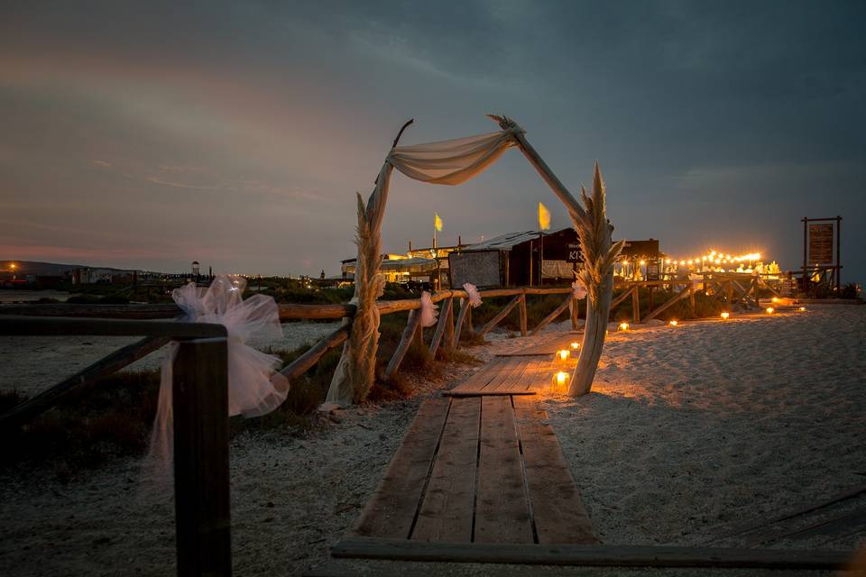 Arco in spiaggia