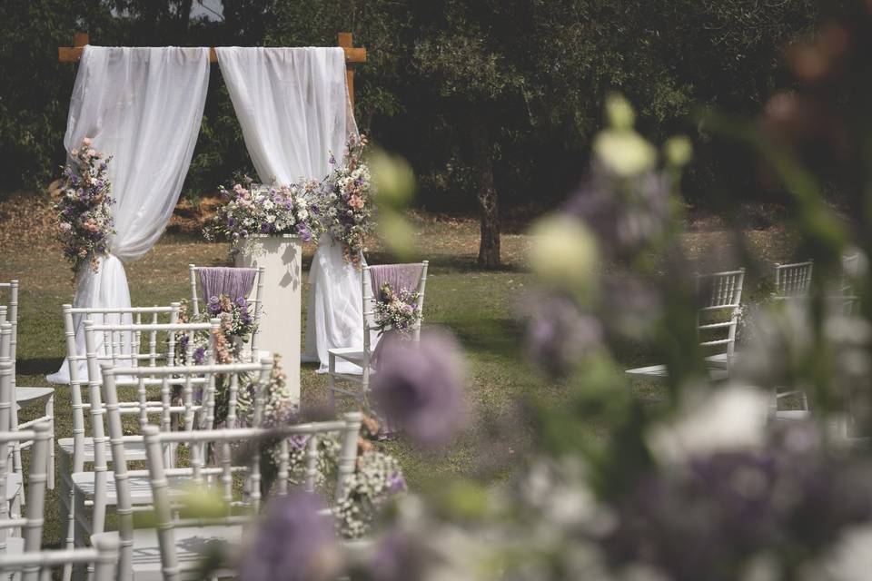 Cerimonia in giardino