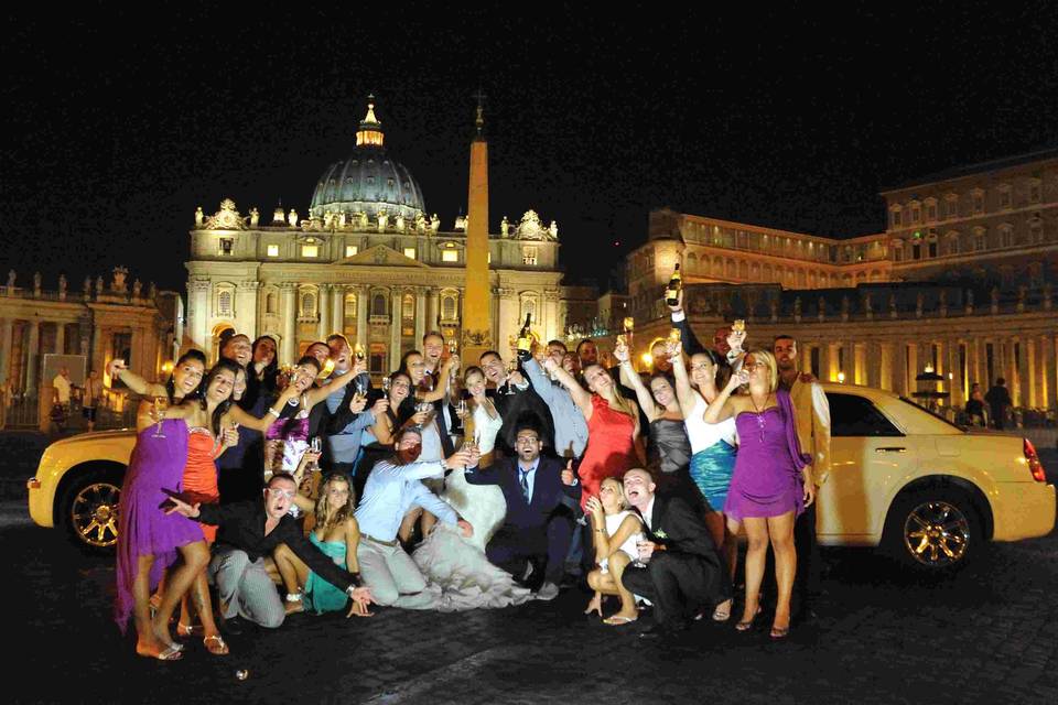 Roma di notte dopo  Matrimonio