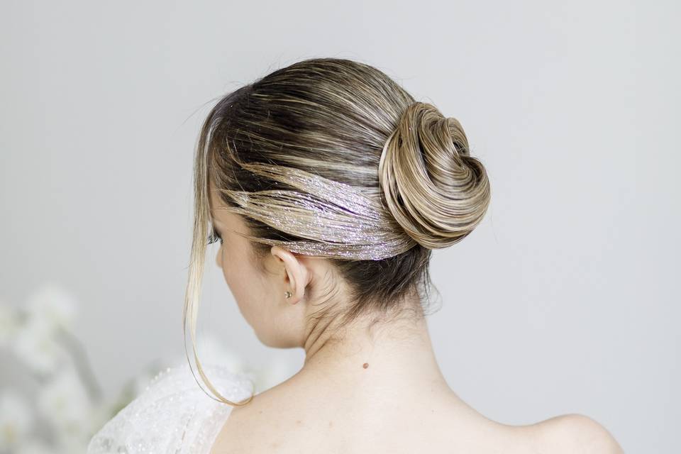 Sposa, chignon europeo