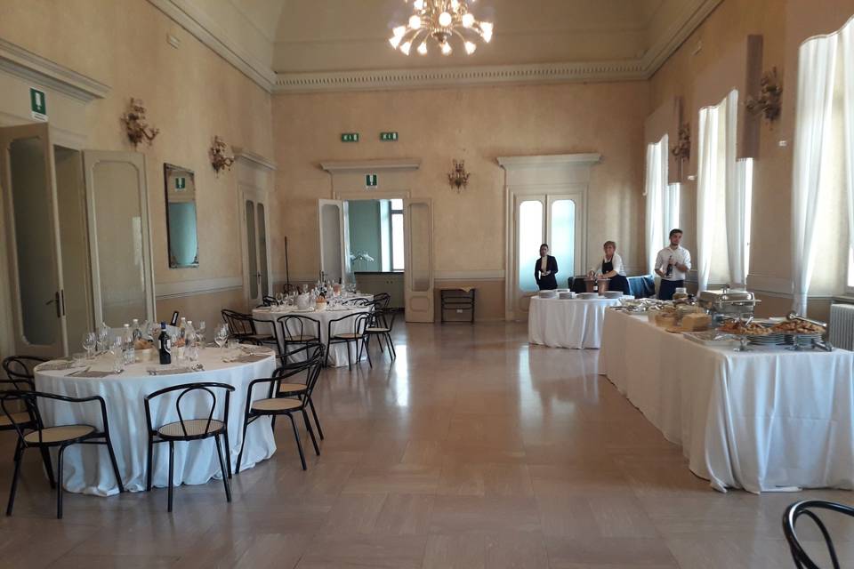 Esempio allestimento catering