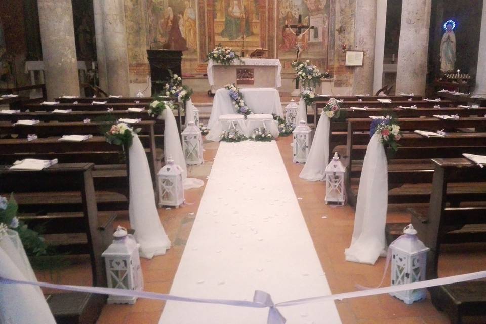 Allestimento chiesa