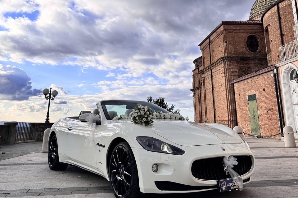 Maserati GranCabrio bianca