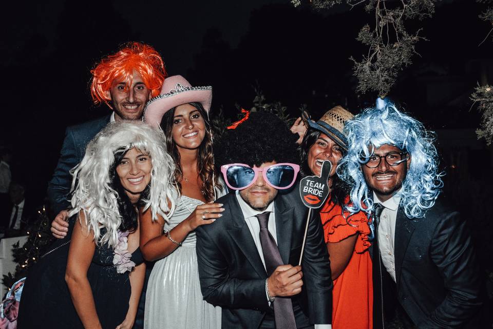 Photo booth matrimonio roma