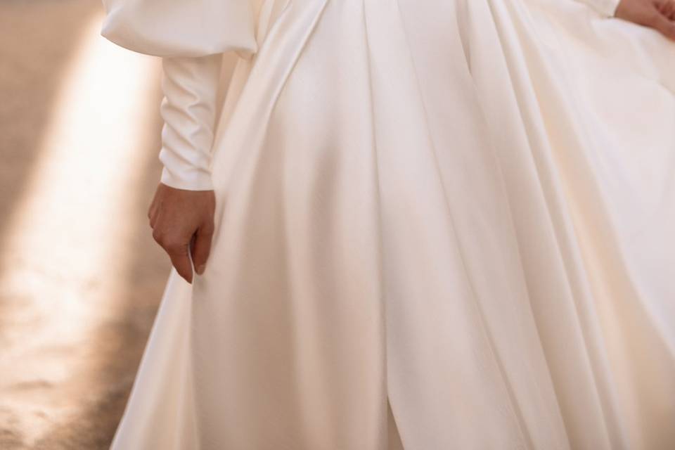 Abito in shantung