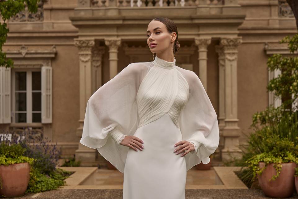 Vestito da sposa sofisticato