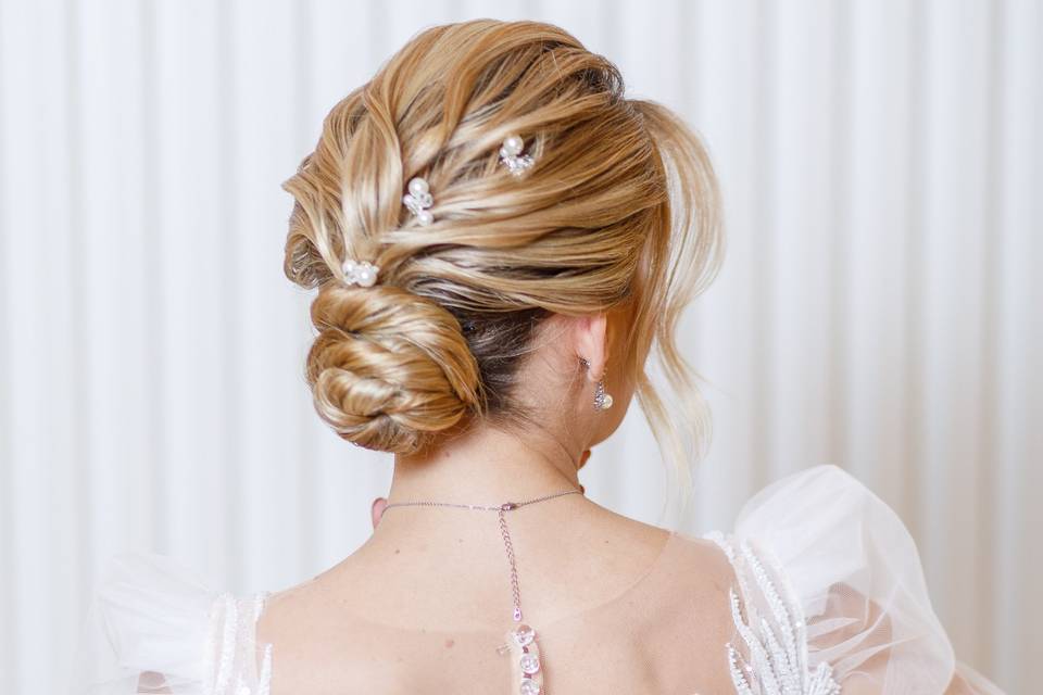 Chignon elegante a torcion