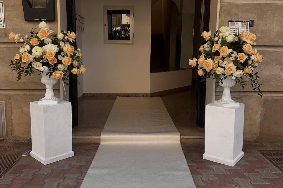 Esterno casa sposa