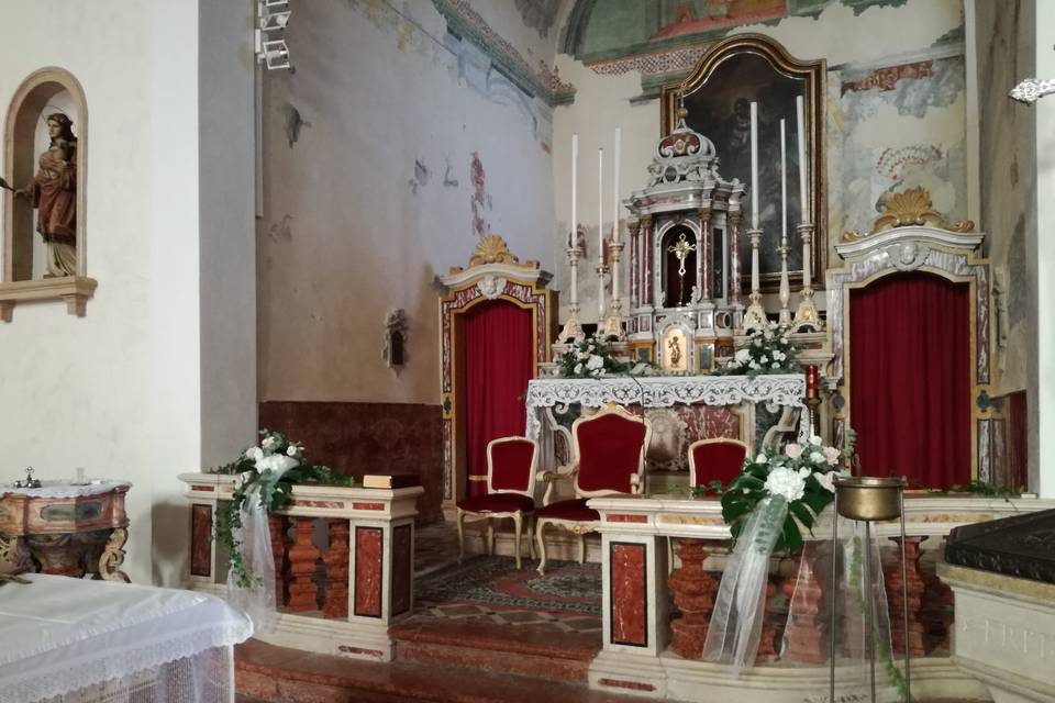 Allestimento chiesa