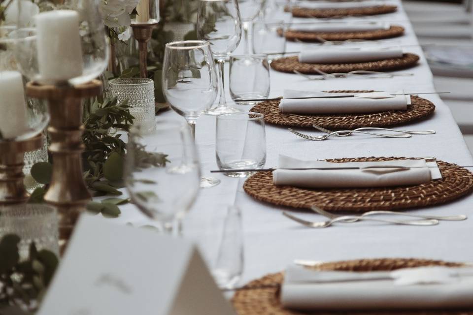 Allestimento tavolo