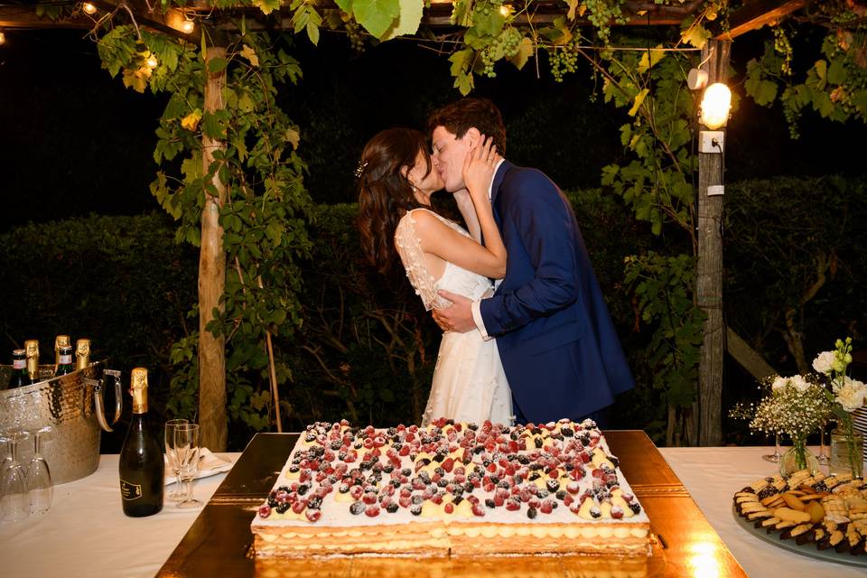 Gazebo per torta nuziale